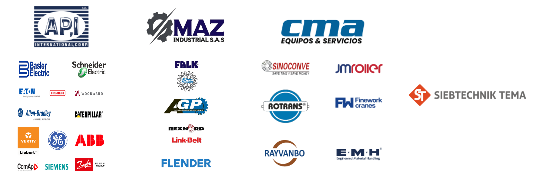 Aliados estratégicos Supply Industries - Representantes oficiales de marcas líderes mundiales